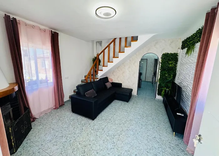 Privado Piscina A 5min De La Playa Y Centro Jacuzzi Barbacoa Wifi Aire Dom wakacyjny